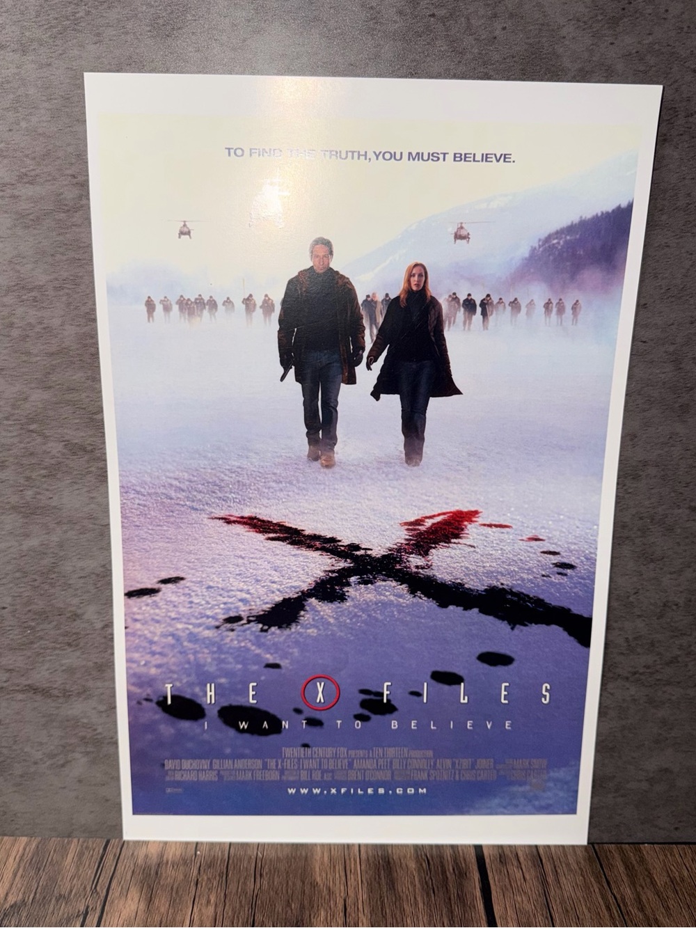 The X-Files: I Want to Believe Movie Poster - 11x17" Premium Reprint